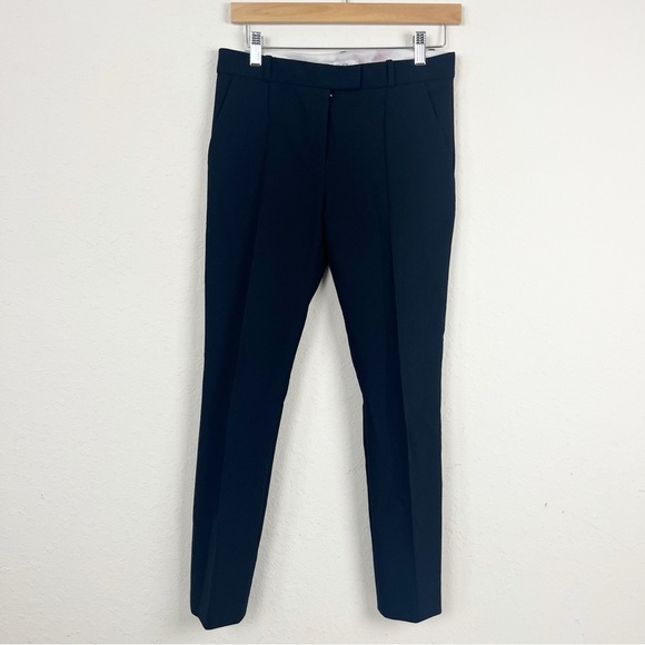 The Row Black Cotton Trouser Pants Size 0